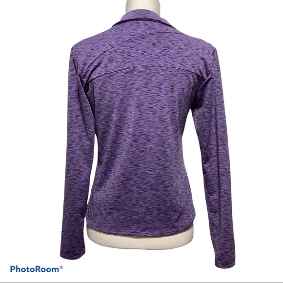 Lucy Athletic Jacket Pullover Sweater Workout Yoga Purple Medium - Picture 3 of 13